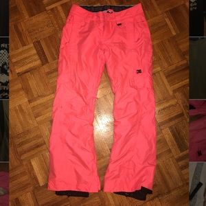 Hot pink DC snowboard pants board ski winter $firm